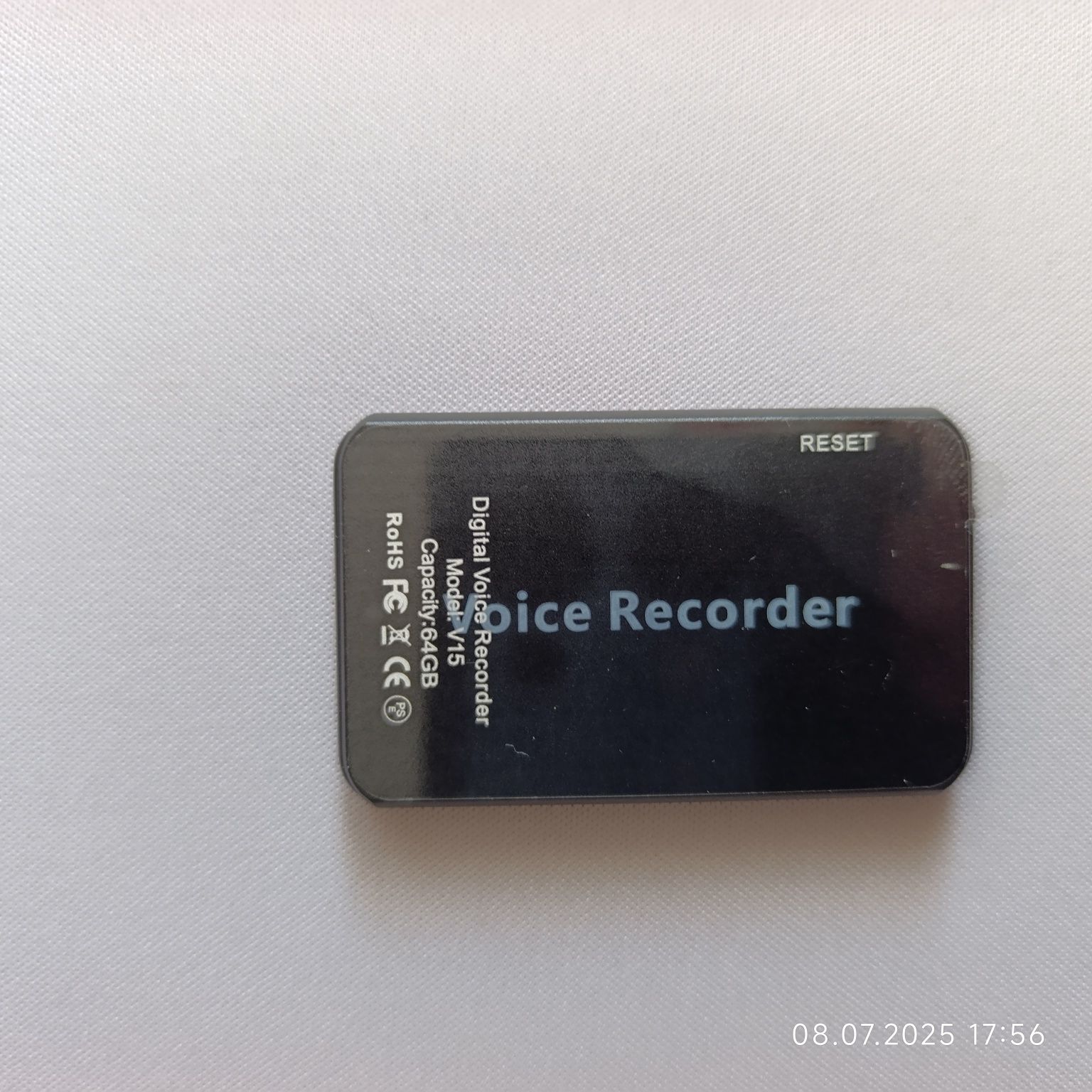 Цифровий голосовий рекордер Yaergor V66 62.5Gb, диктофон,мр3 плеєр,