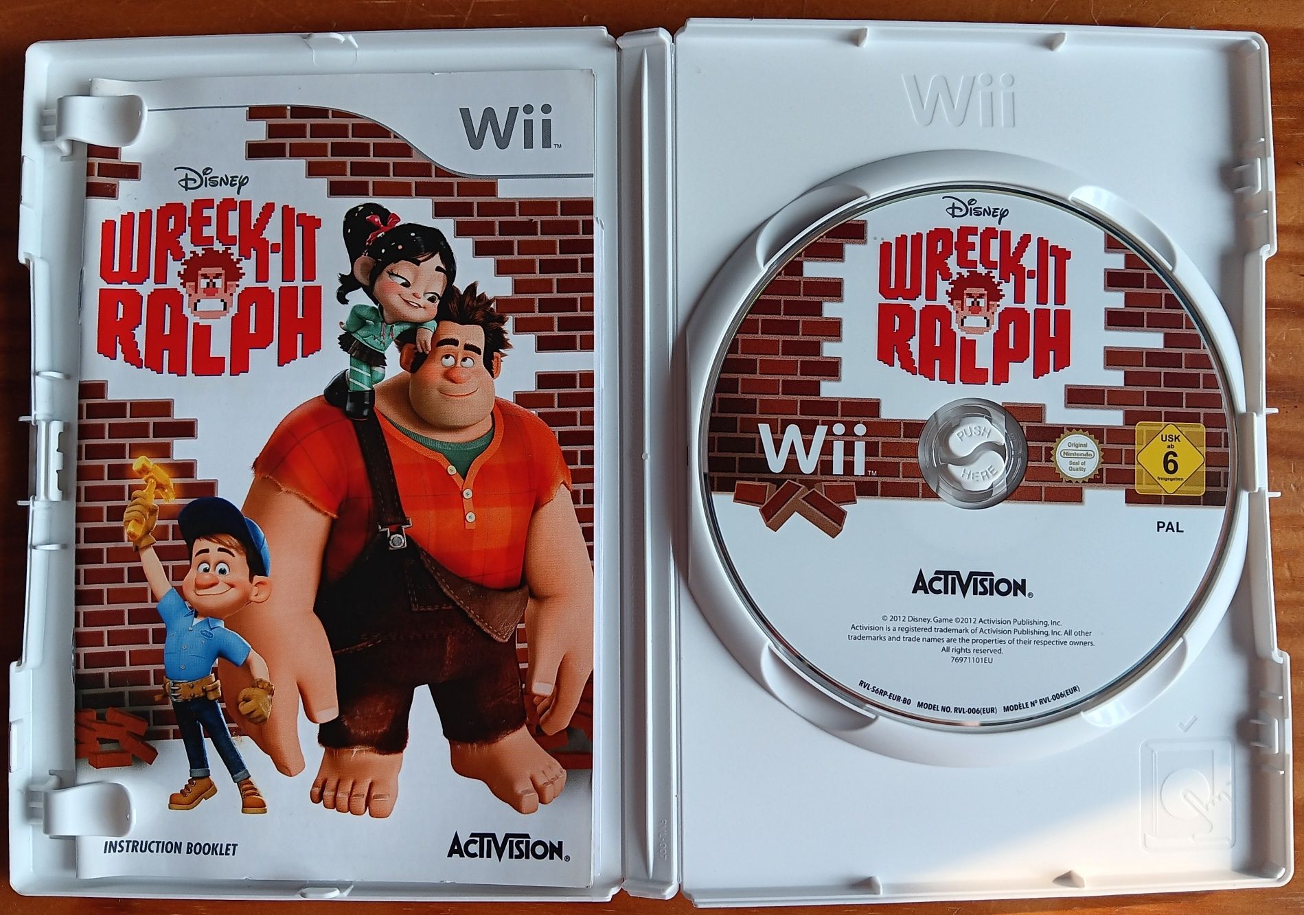 Força Ralph Disney Nintendo Wii