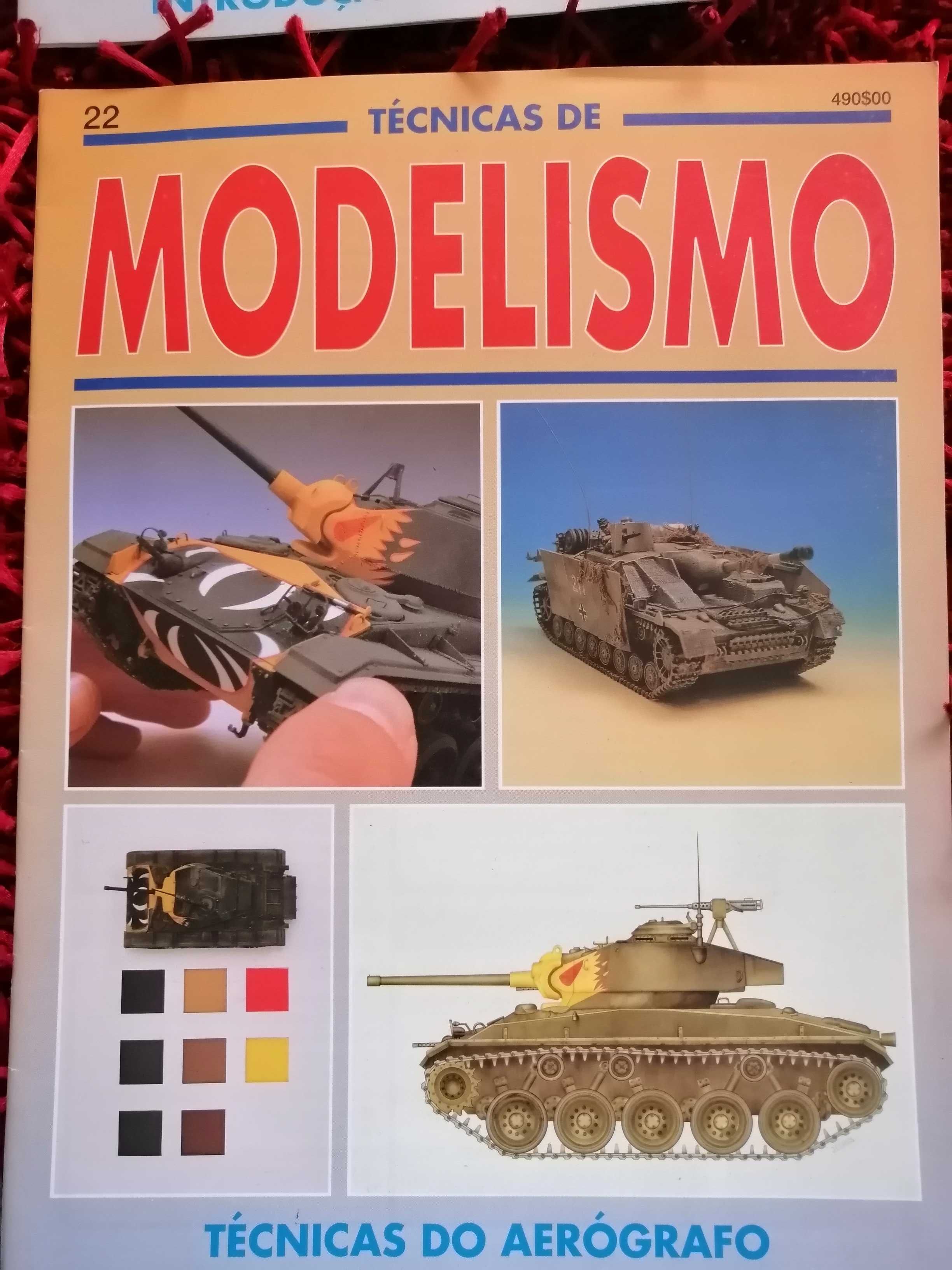 Lote de revistas sobre Técnicas de Modelismo