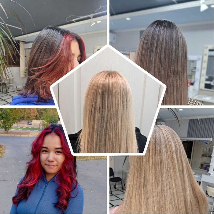 Окрашивание волос - мелирование и осветление в Харькове (Одесская)