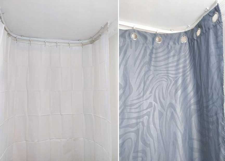 Elastyczny karnisz szyna do zasłon firan  kolor  czarny  3 metry