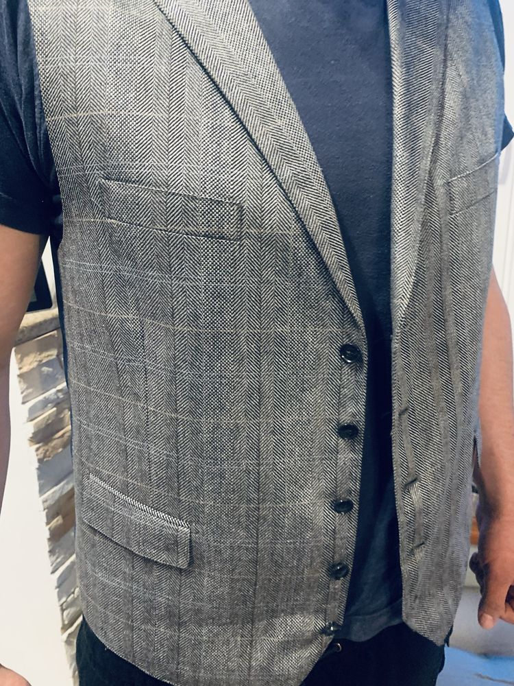 Mario Barutti Elegancka kamizelka męska