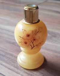 Flakonik na perfumy / świecznik z naturalnego alabastru