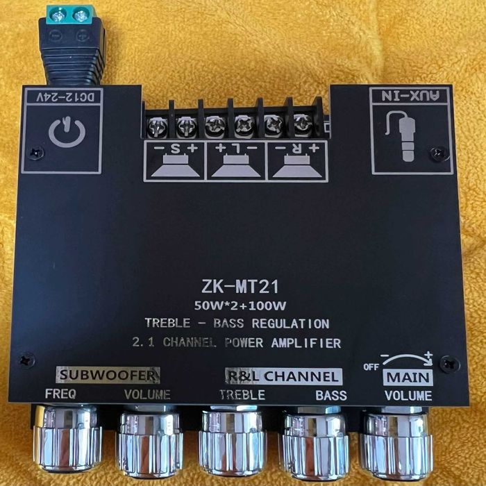 Wuzhi Audio Крутой усилитель звука на системе 2.1 сабвуфер на 200 Ват