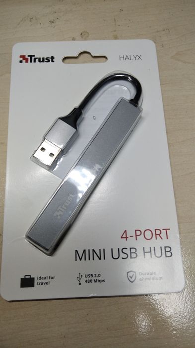 USB hub Trust Halyx Aluminium Mini