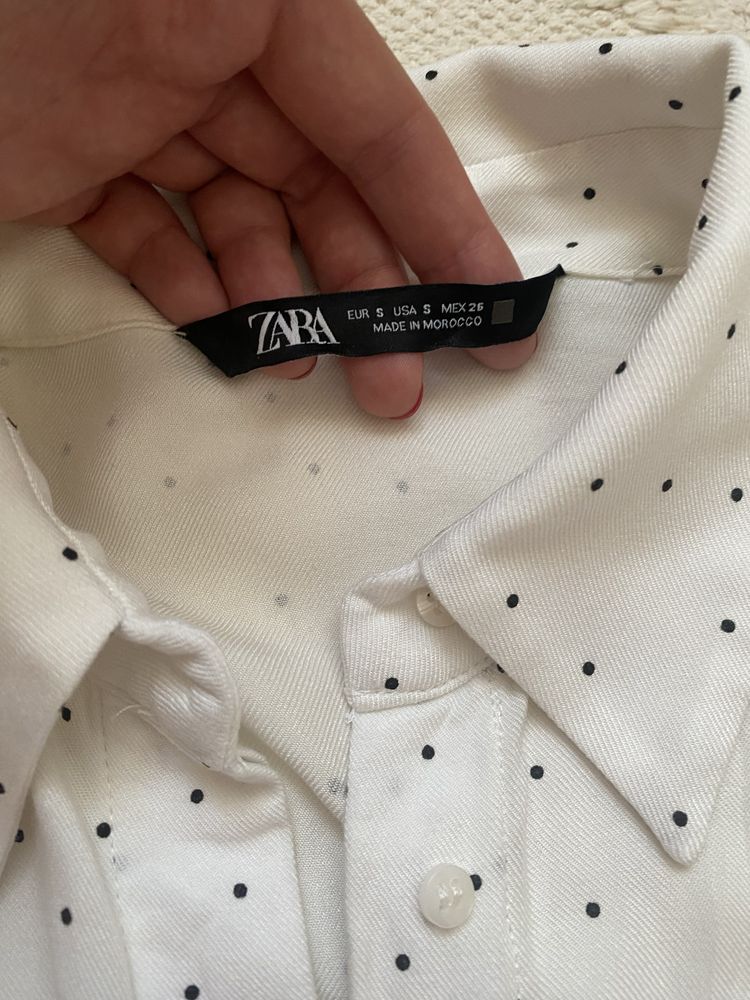 Сорочка оверсайз Zara розмір S