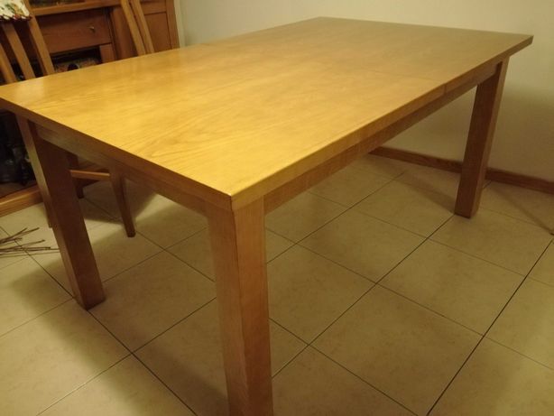 Mesa jantar rectangular madeira maciça