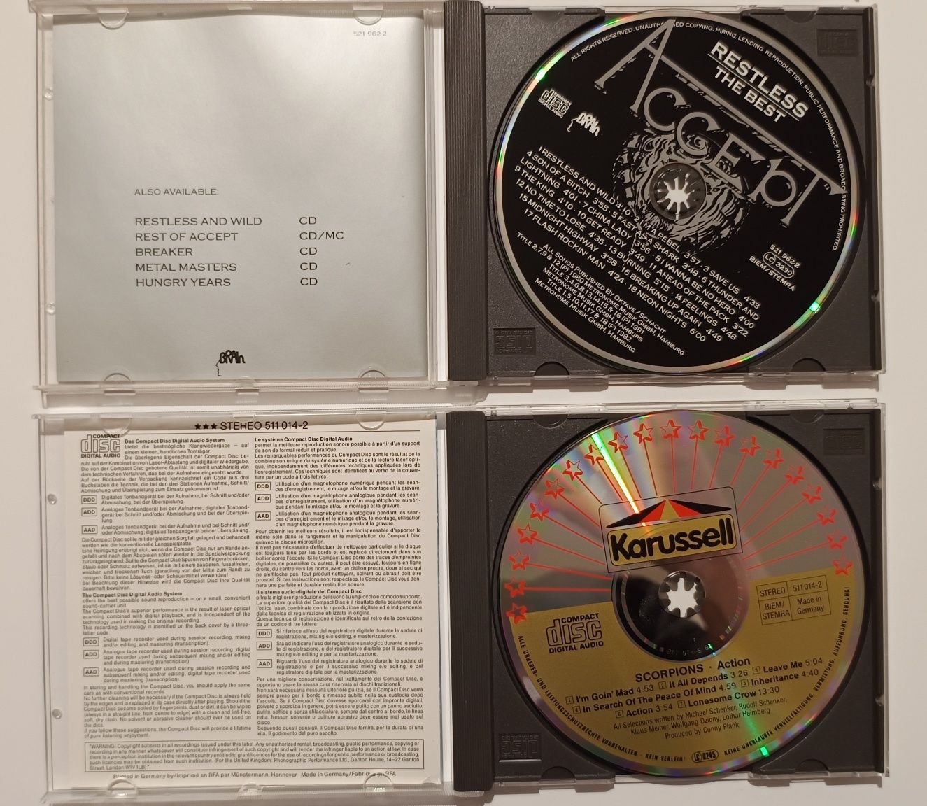 Accept , Blink 182 , Scorpions