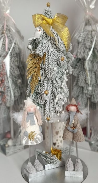 Ялиночка з янголом та гірляндою USB