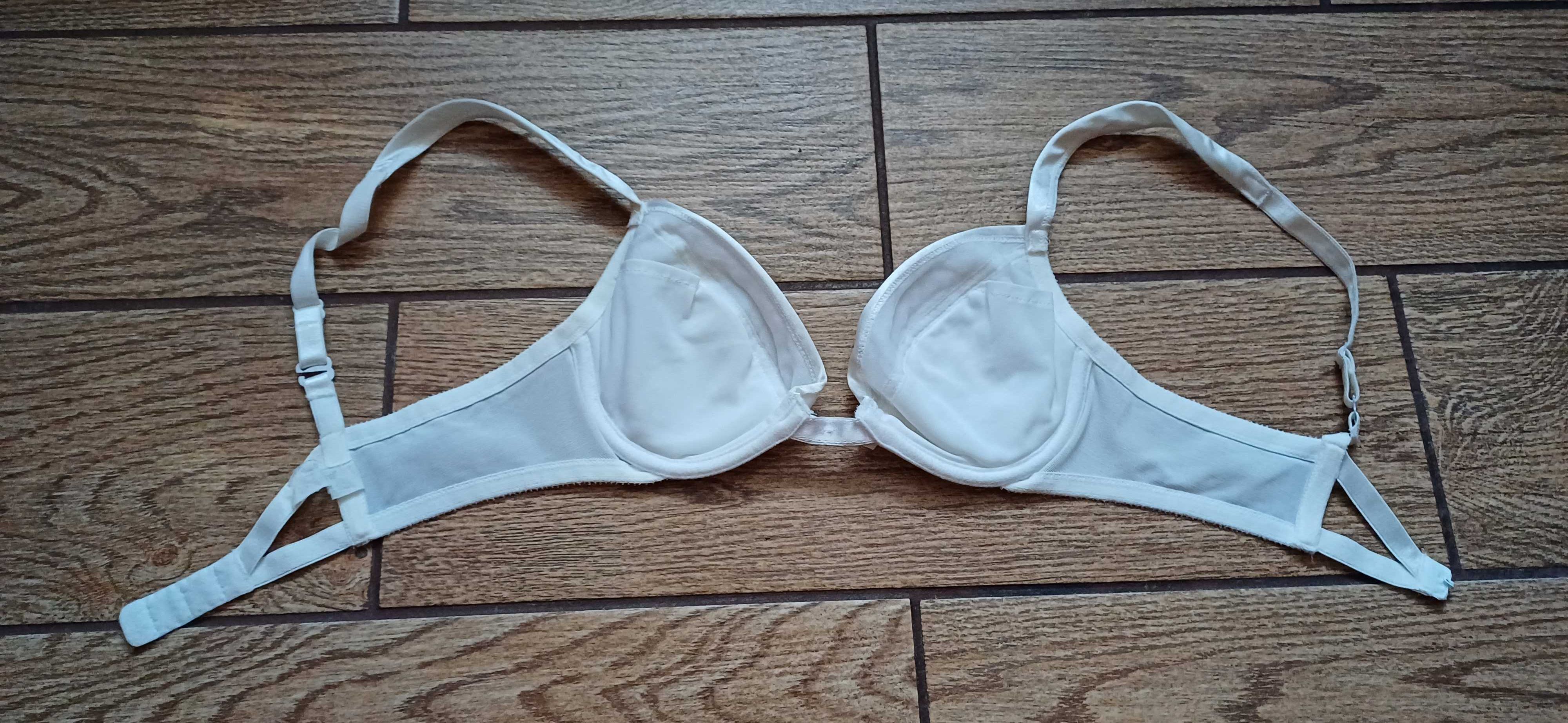 Biały# kremowy biustonosz Wonderbra r. 70 C