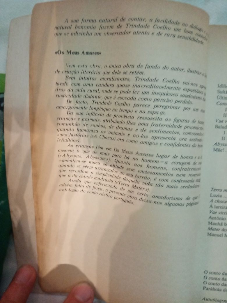 Trindade Coelho, Os meus amores, contos e baladas