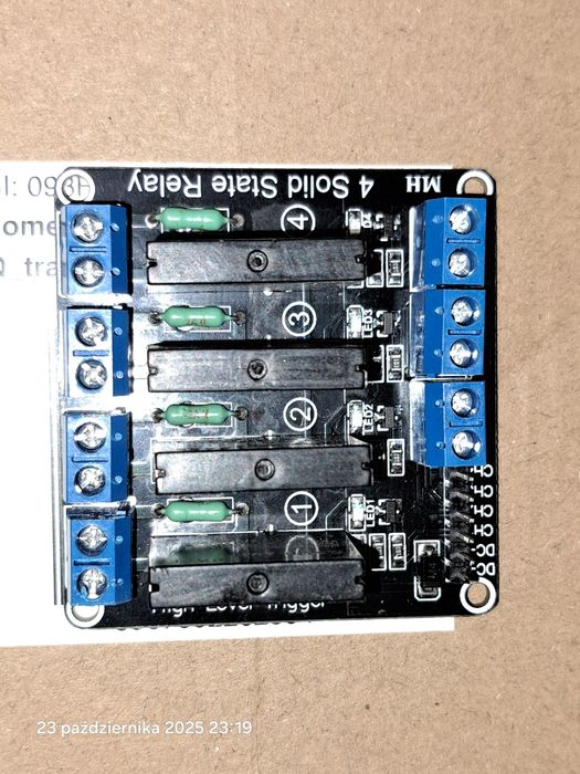 przekaźnik półprzewodnikowy ssr arduino 4 kanały