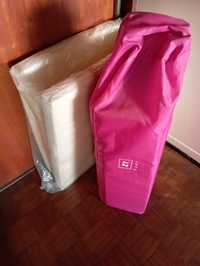 Cama de viagem rosa Zippy