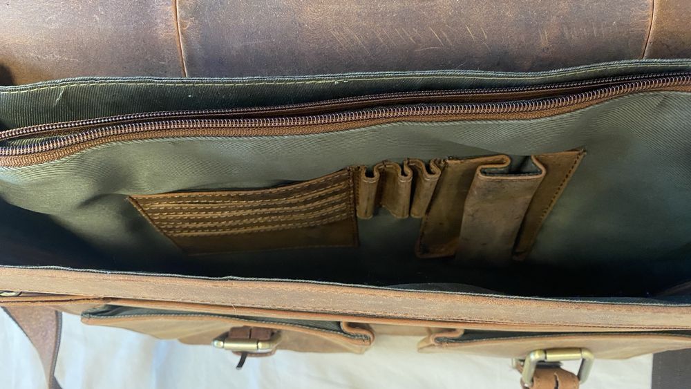 Torba z prawdziwej skóry firmy LEABAGS