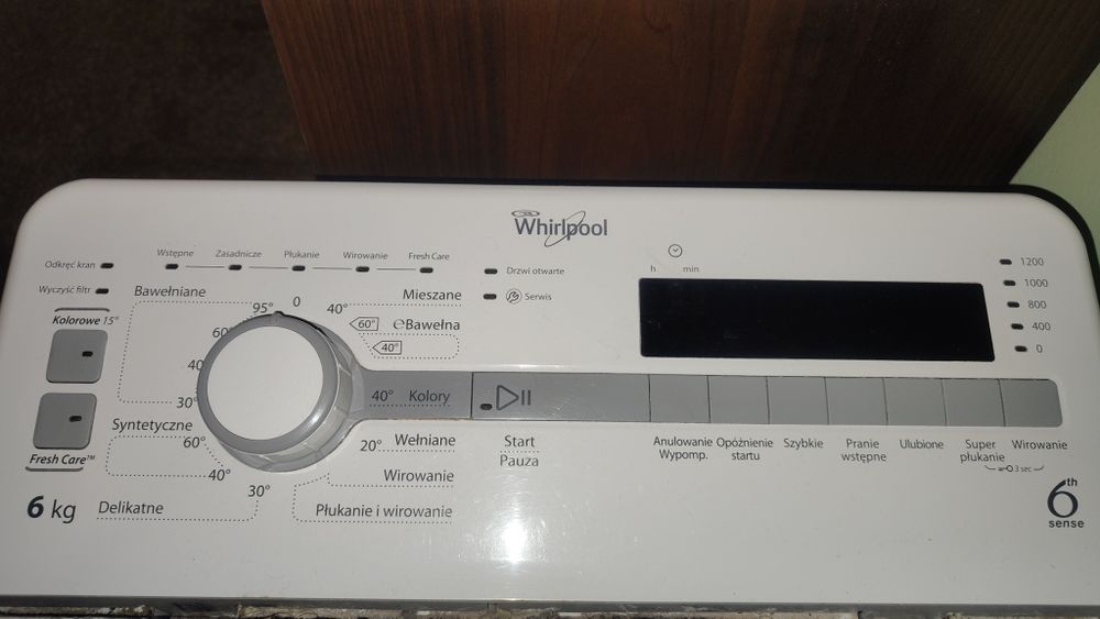 Pralka Whirlpool TDLR60212