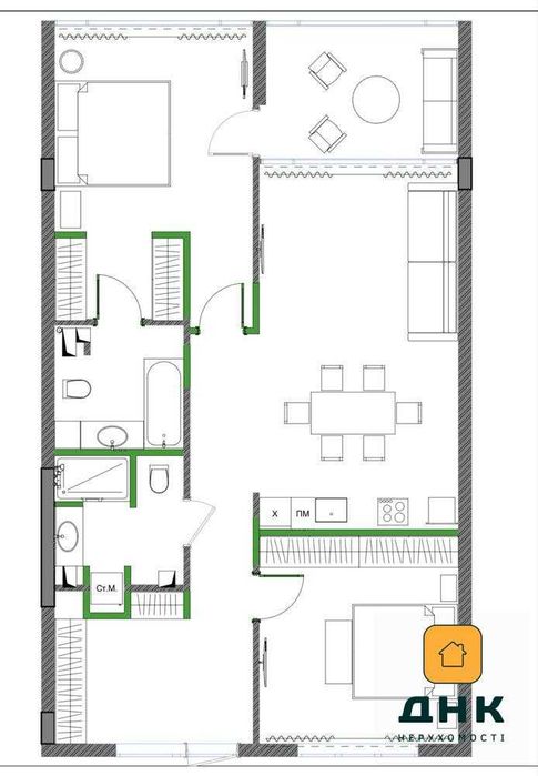 МЕГА СКИДКА • Сапфир • Клубный дом • Кирпичный • Фонтан• Бассейн Море