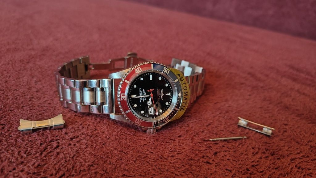 Bransoletka do zegarka z pełnych ogniw. Super jakość, 22mm