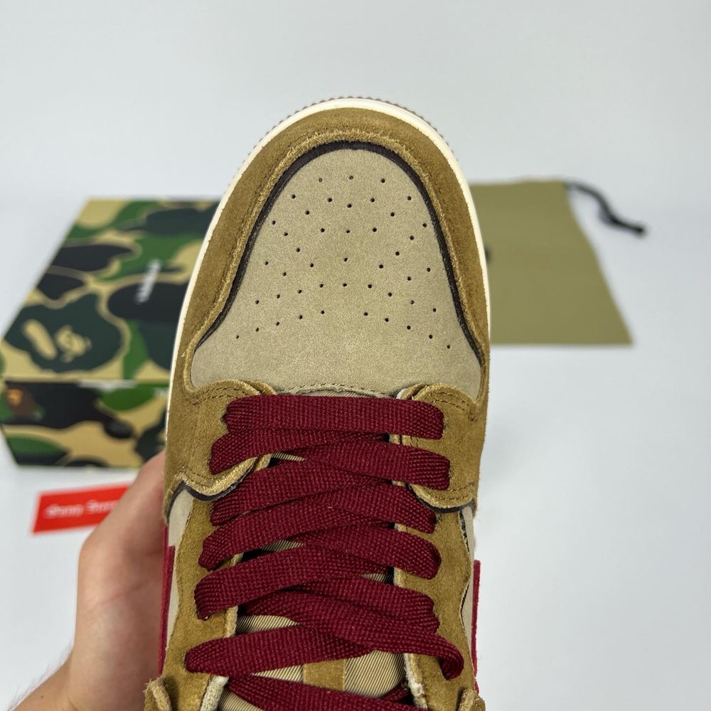 Кросівки BAPE STA Sk8 low Brown / Red