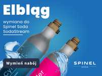 WYMIANA gaz CO2 do SODASTREAM Elbląg i okolice Spinelsoda