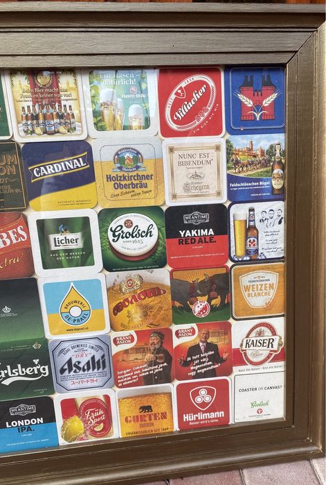 Коллекция бирматов в рамке