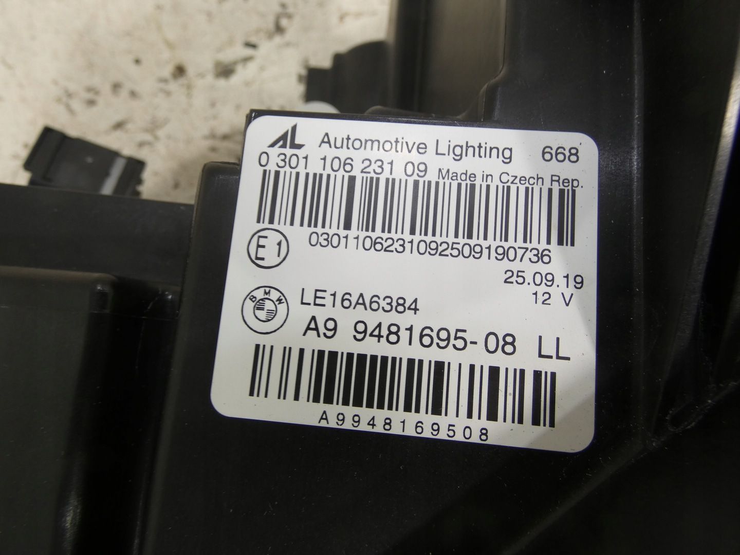 BMW 3 G20 G21 lampa Full Led lewa przód 9481695
