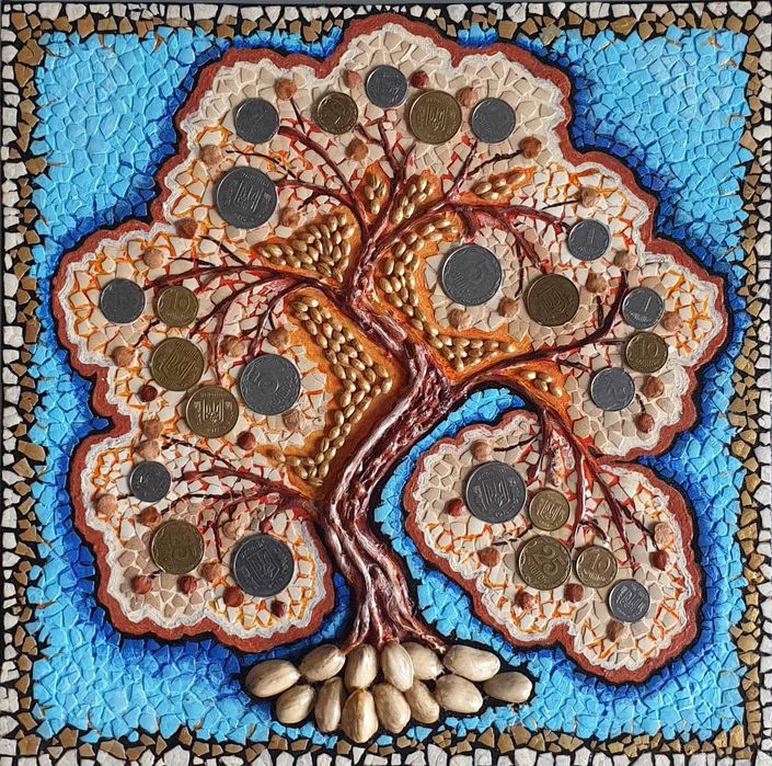 Картина из монет (12) - Денежное дерево