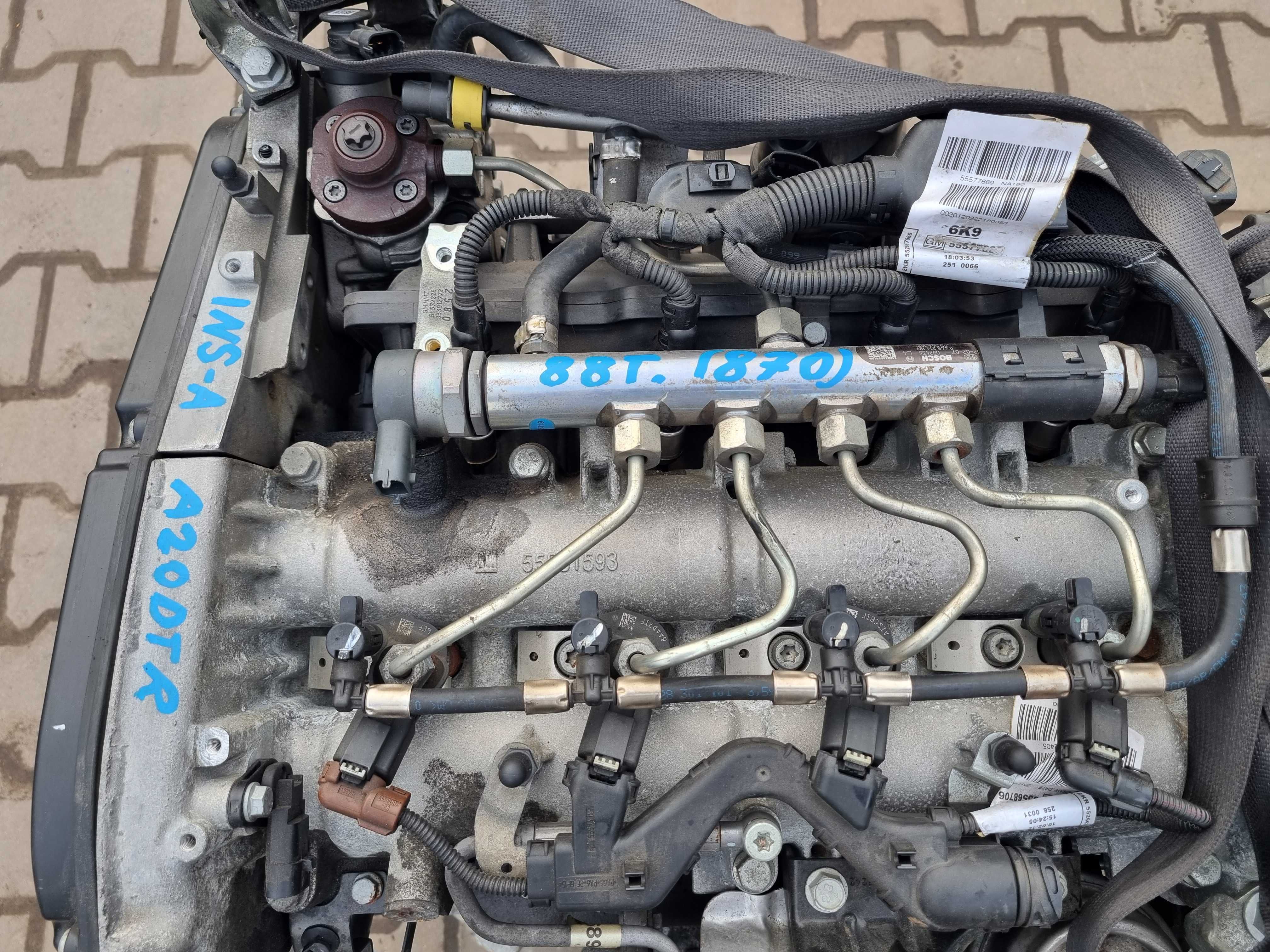 Opel Insignia A Silnik Kompletny 2.0CDTI A20DTR 88tys. Przebiegu