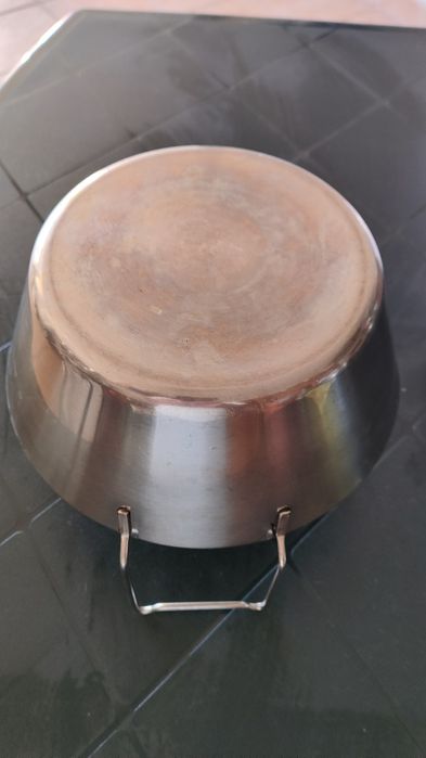 Fritadeira, tarteira e suporte para Fondue