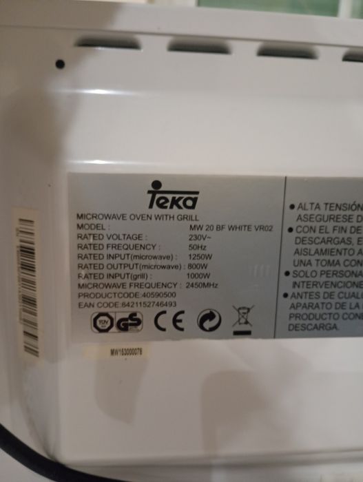 Microondas Teka como novo