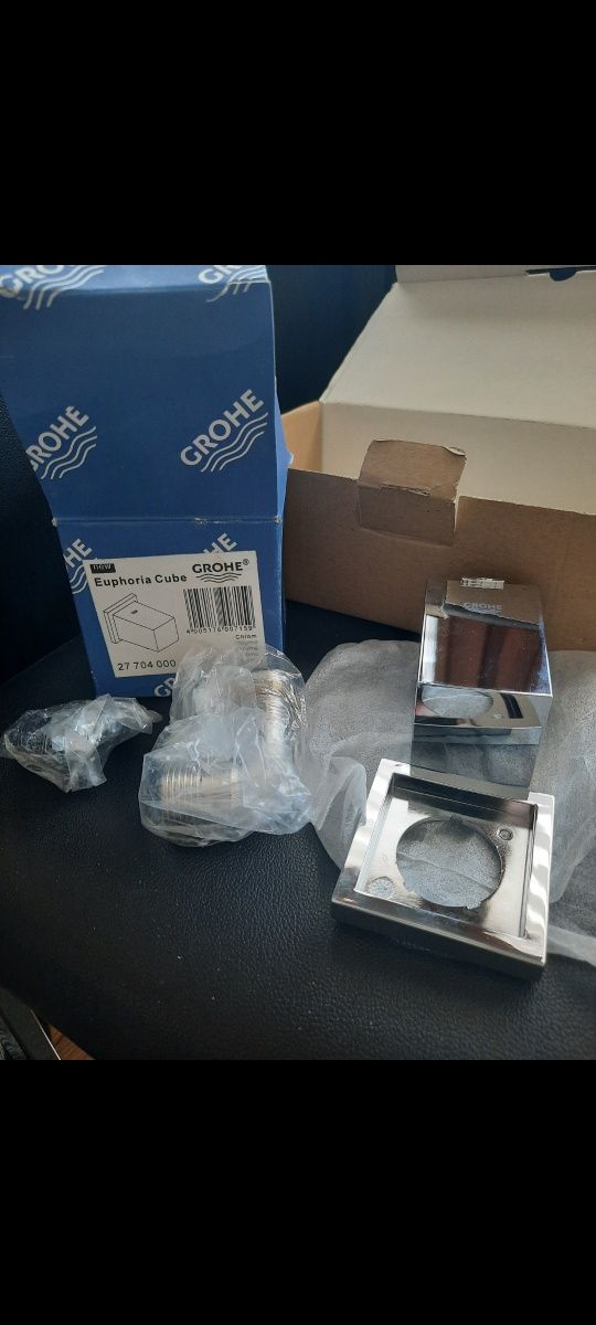 Grohe Euphoria Cube przyłącze kątowe ścienne chrom 27 704