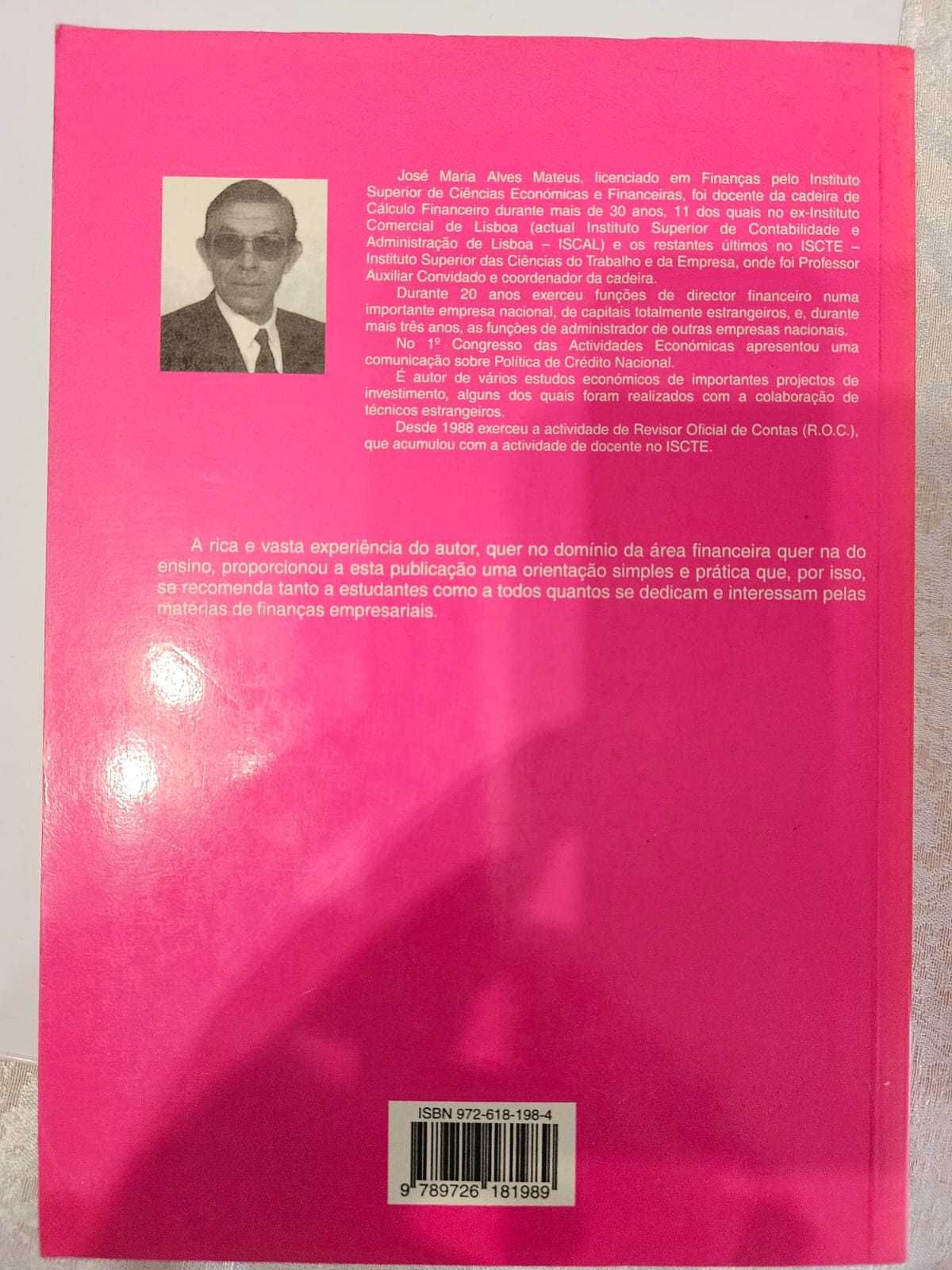 Livro Cálculo Financeiro de Alves Mateus