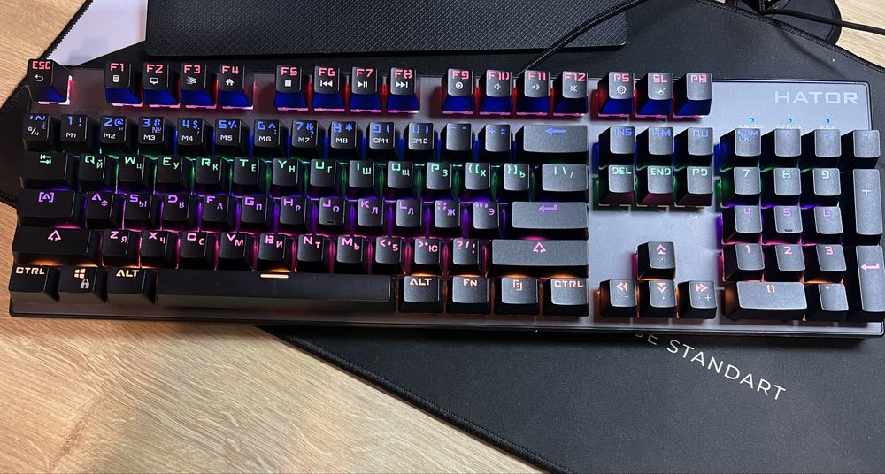 Клавіатура HATOR Starfall Rainbow (Aurum Red)