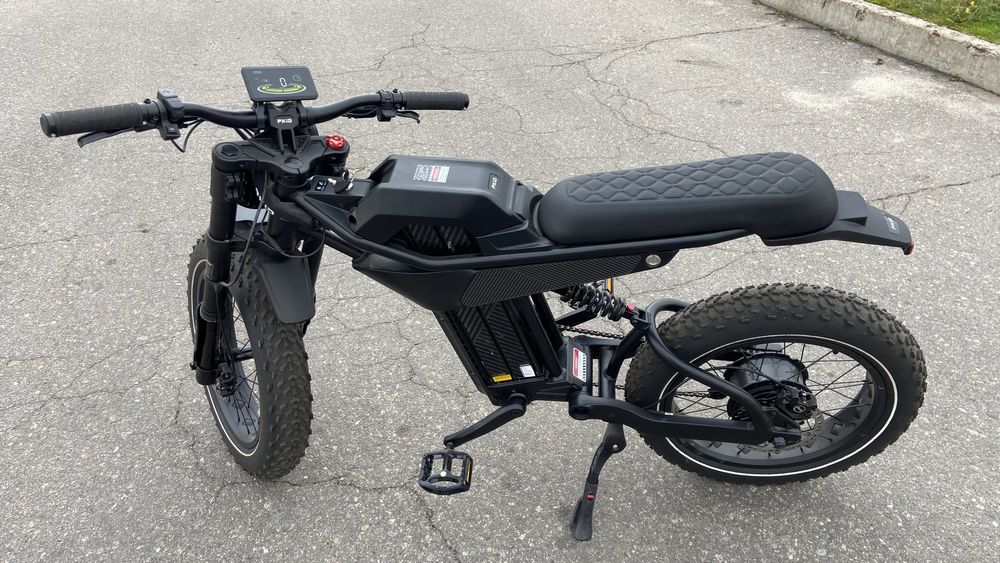 Электро мопед фетбайк.