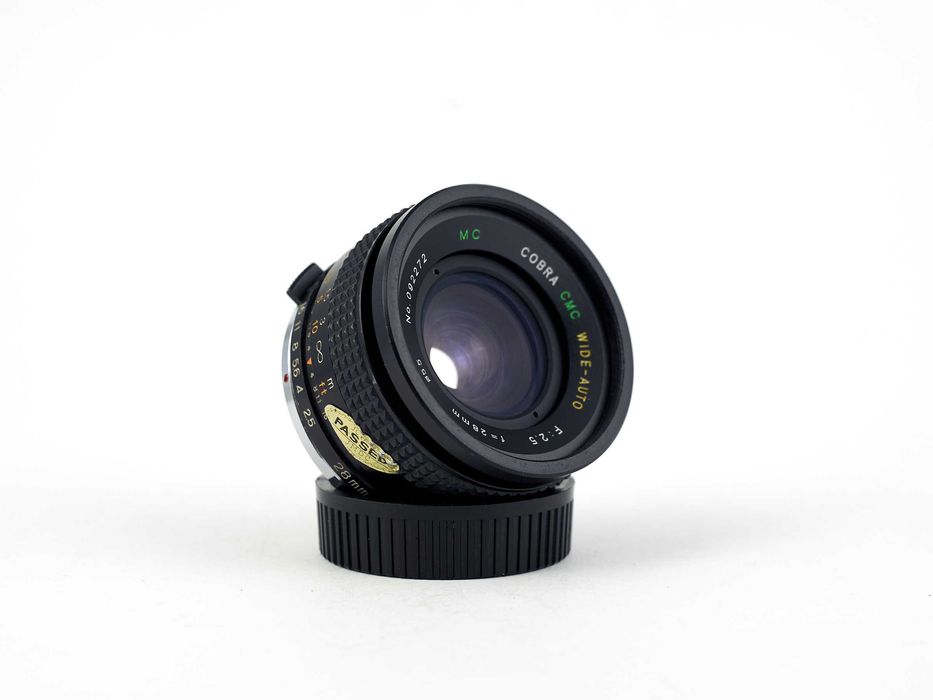 Objetiva Cobra 28mm f2.5 - montagem Olympus OM