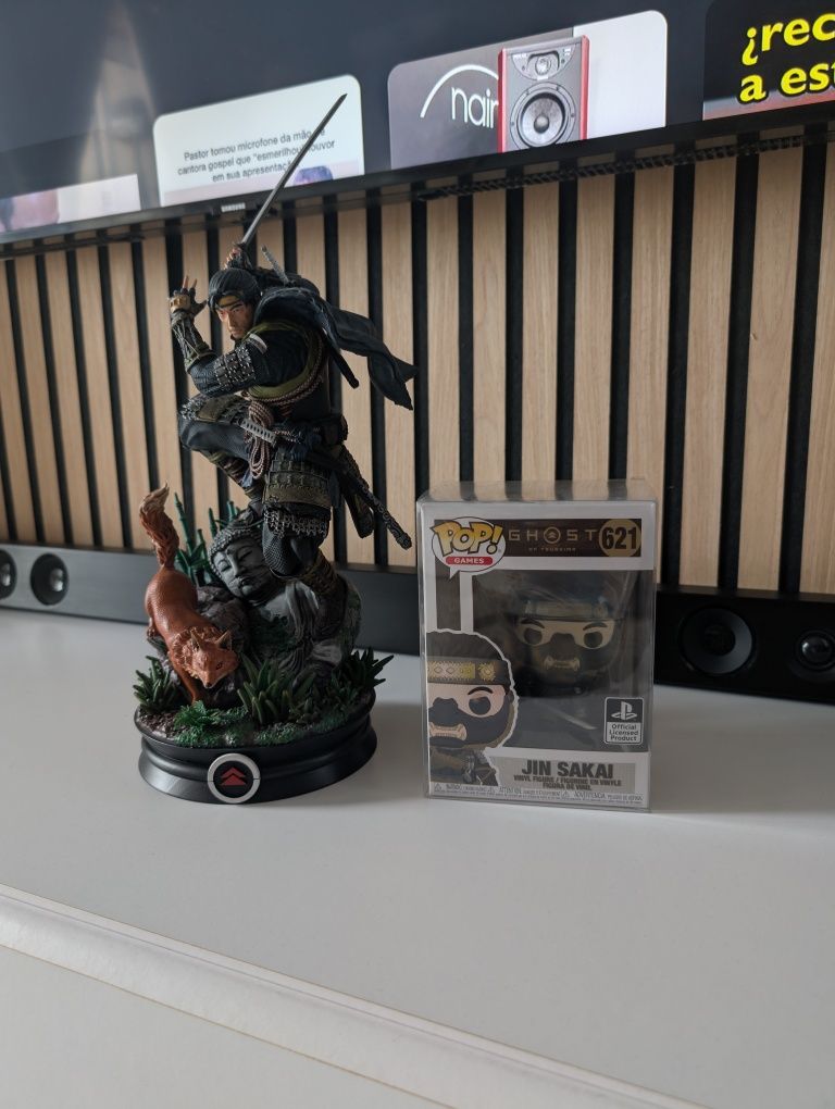 Figura e funko pop ghost of Tsushima
