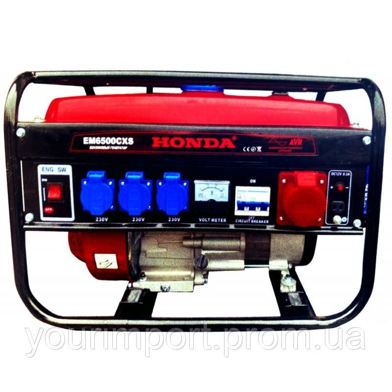 Генератор бензинового 4-тактного Honda EM6500CXS
