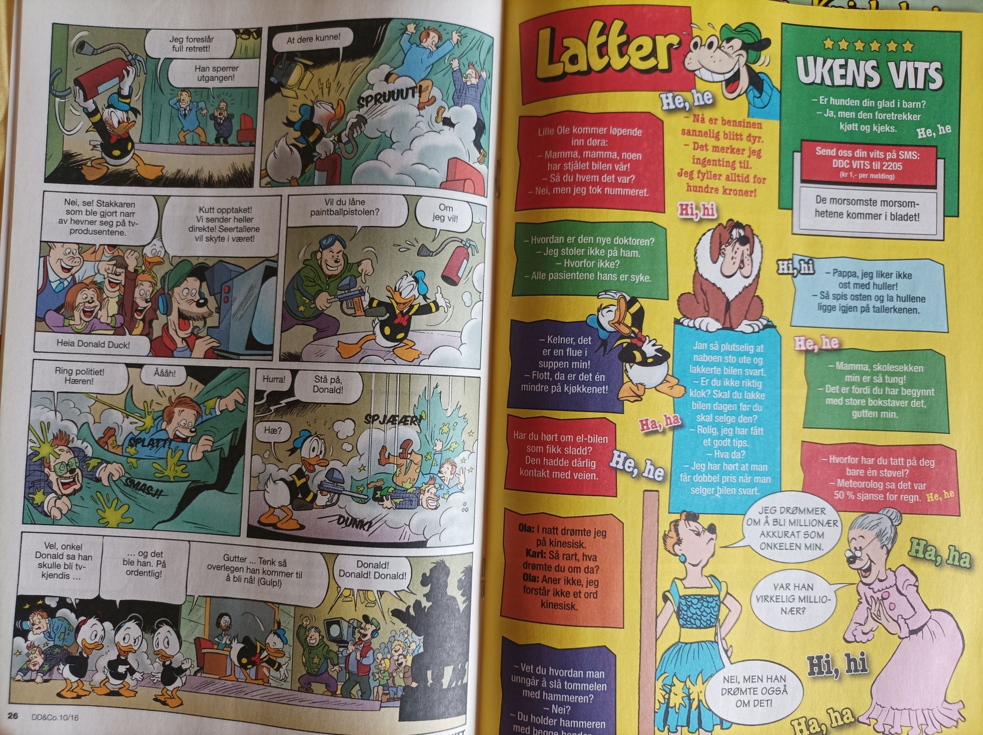 Kaczor Donald komiks język norweski