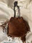 Torebka zamsz Genuine leather made in Italy