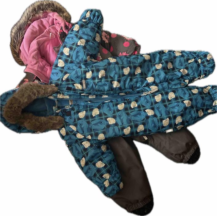 Дитячі зимові комбінезони Lenne (для хлопчика та дівчинки)