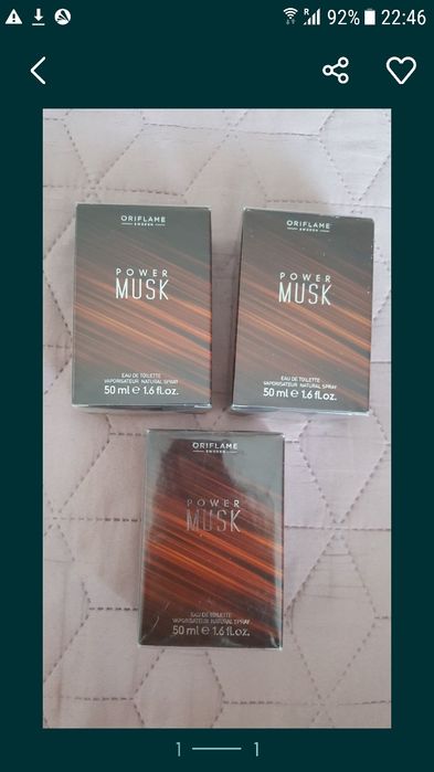 woda toaletowa Power Musk oriflame unikat 50 ml