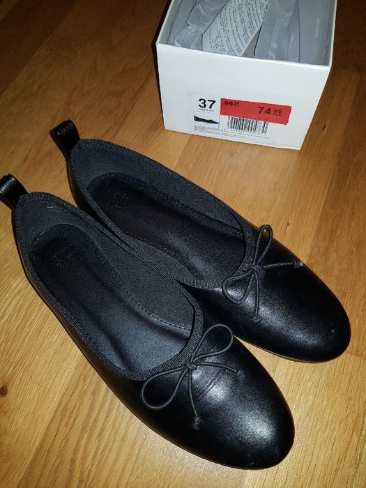 Baleriny czarne Jenny Fairy roz 37