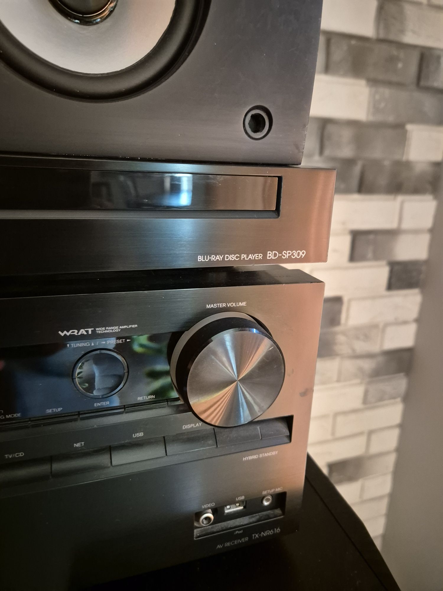 Zestaw Onkyo amplituner TX-616 BLU-RAY BD-SP309 JAMO 628 SUBWOOFER JBL