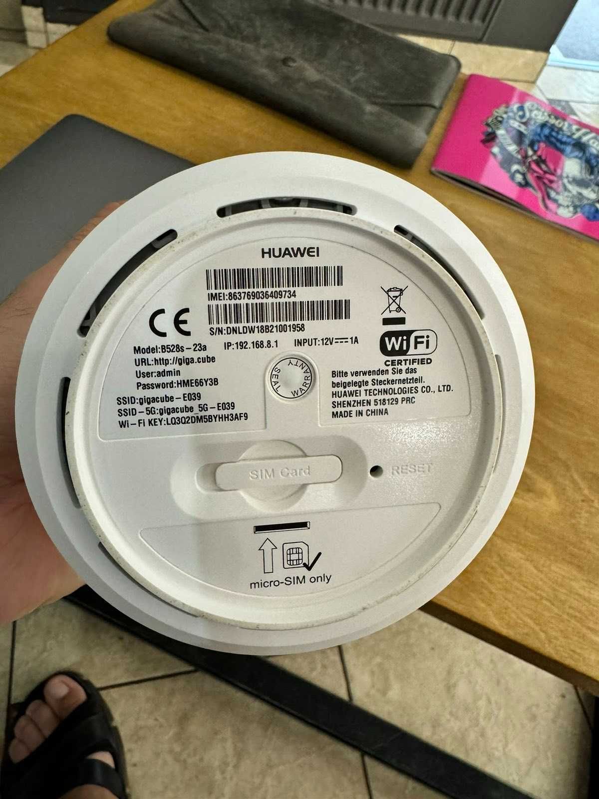 wi fi роутер huawei 4g b528