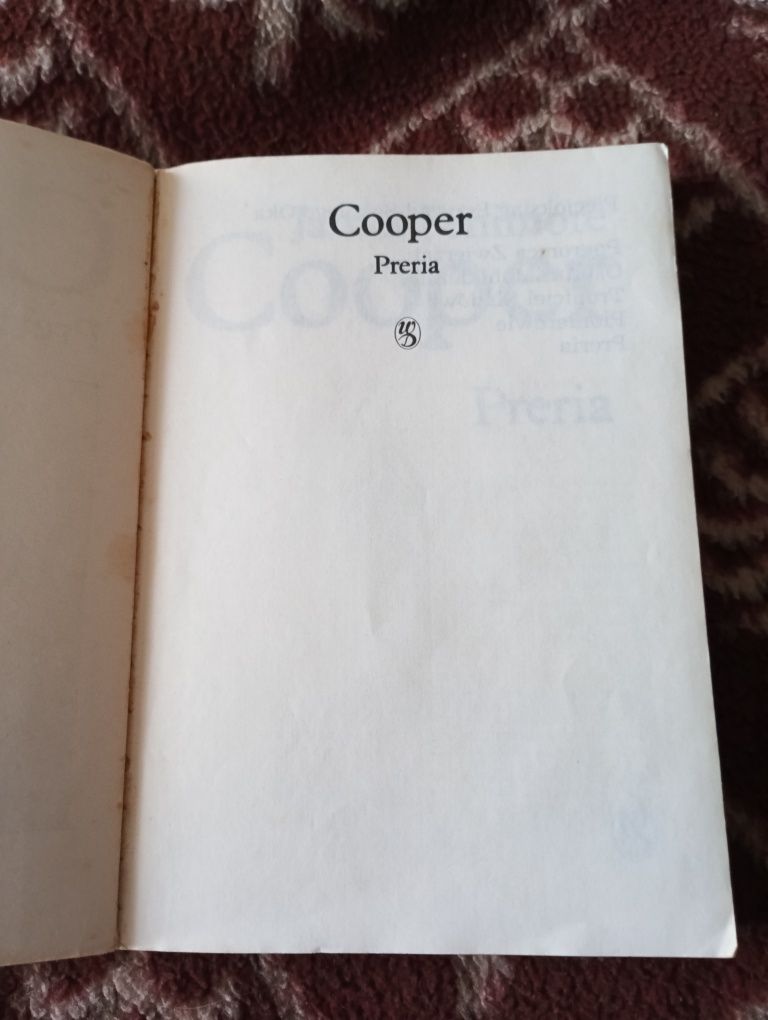 James Fenimore Cooper Preria