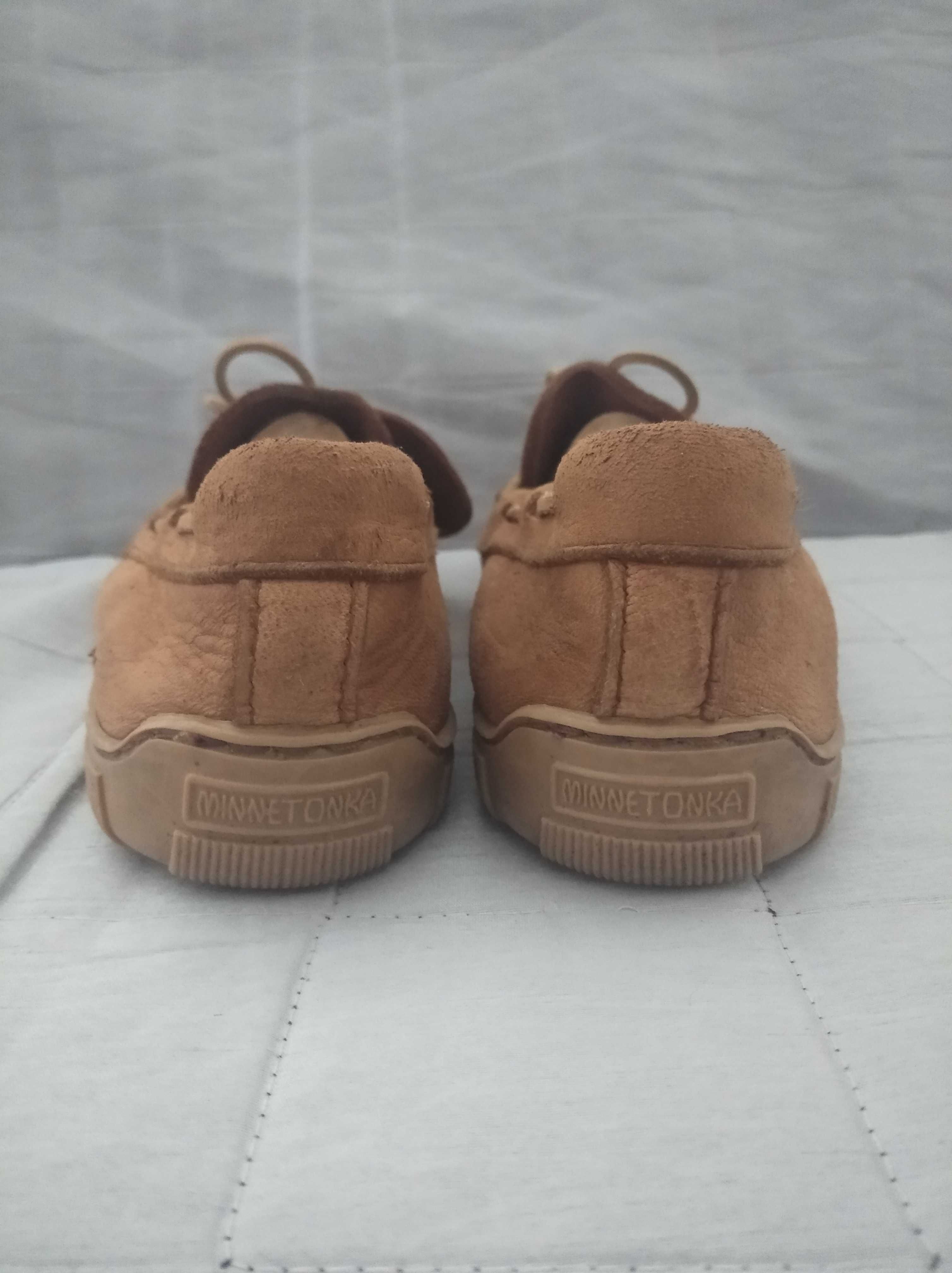 Minnetonka mokasyny skóra oryginalne r.43