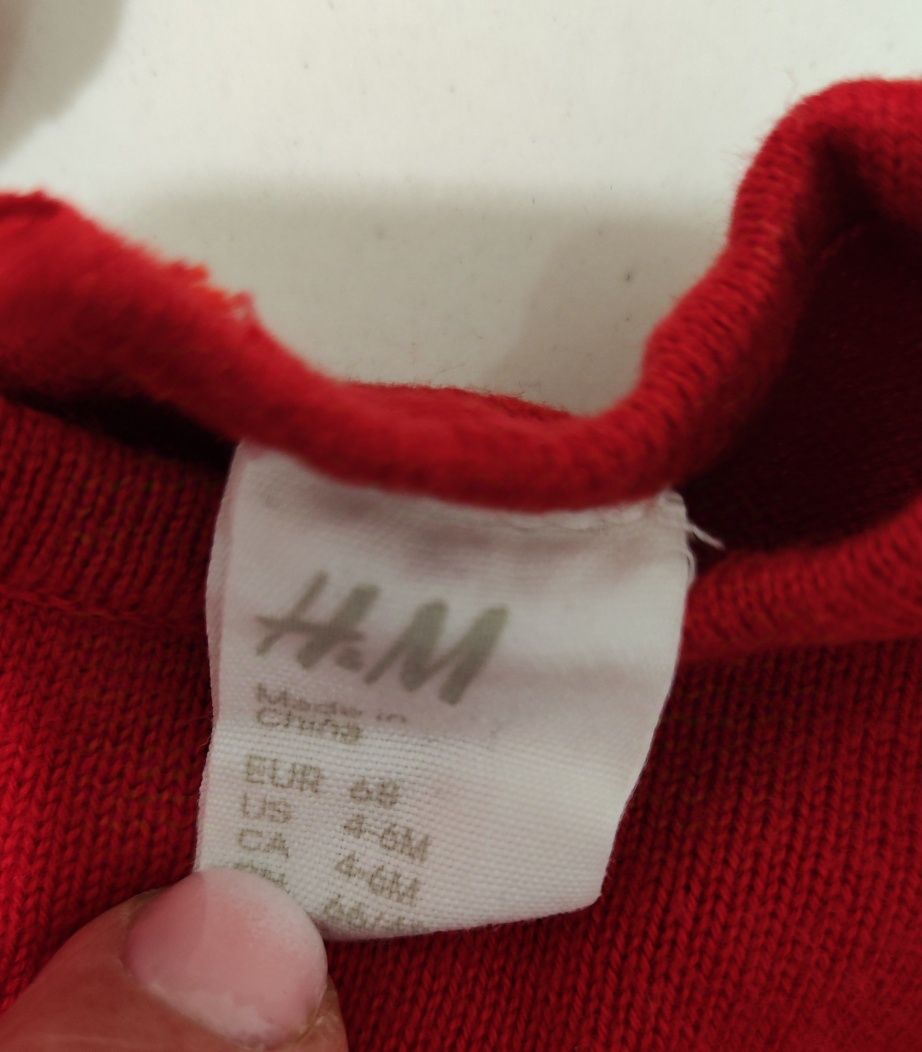 Sukienka dziewczęca niemowlęca H&M rozmiar 68