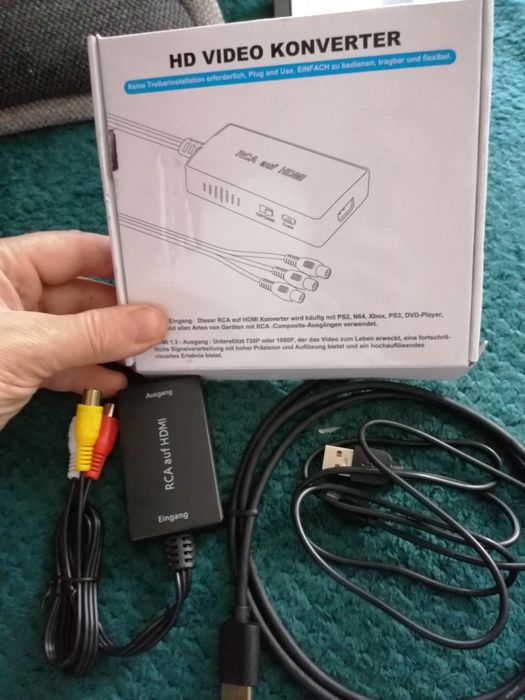 konwerter wideo HD z RCA na HDMI nowe