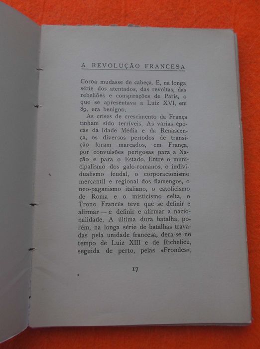 A Revolução Francesa e Suas Consequências -  António de Seves