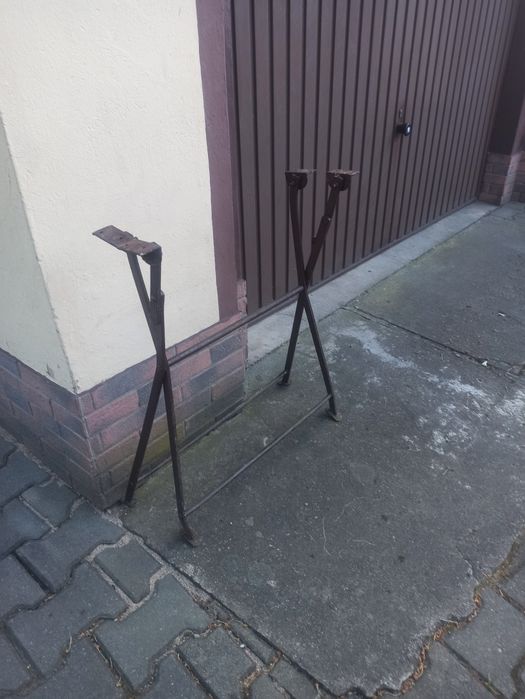 Metalowe nogi koziołki pod blat