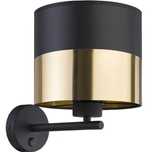 Kinkiet Londyn czarno-złoty E27 TK Lighting z włącznikiem